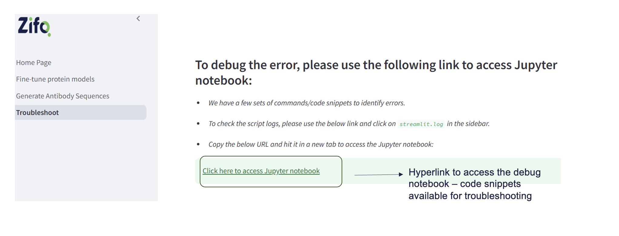 Troubleshoot Debug Error
